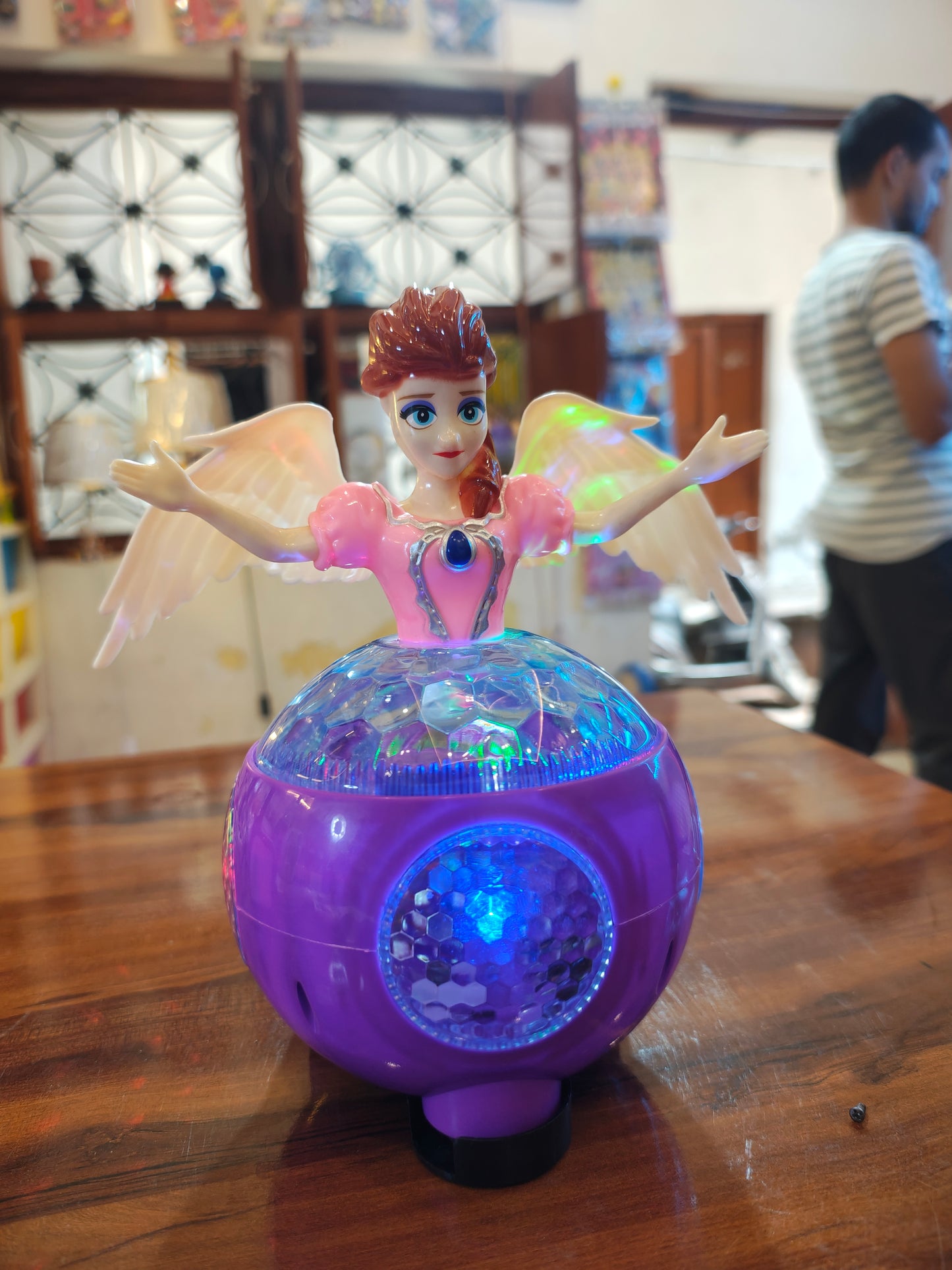 Angel doll multiple colours light & music function
