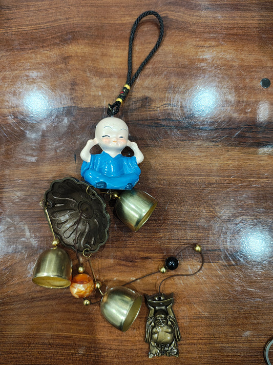 Buddha monks wind charm
