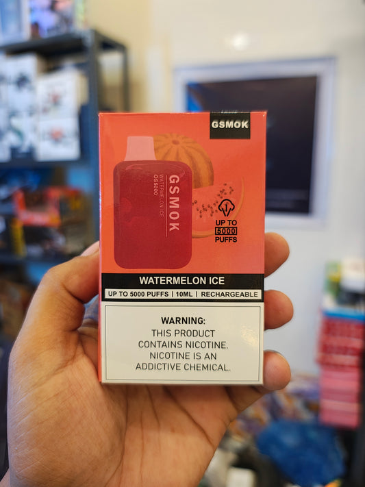 GSMOK 5000 VAPE (WATERMELON ICE) FLAVOUR