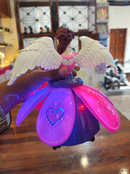 Barbie doll with 360° rounding light and music
