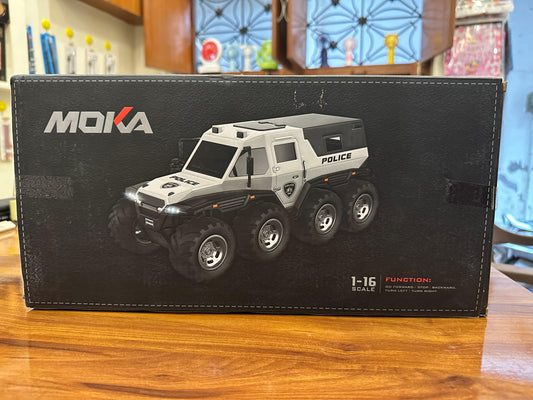 MOKA RC 8 Wheel Off-Road Police Car