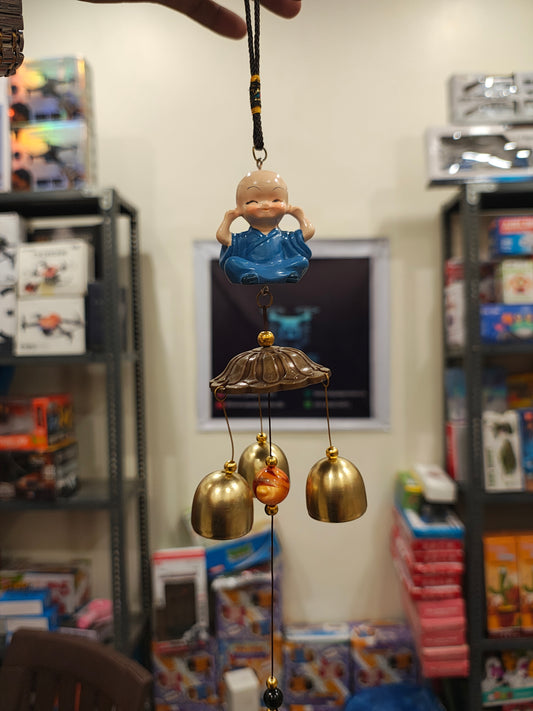 Buddha monks wind charm