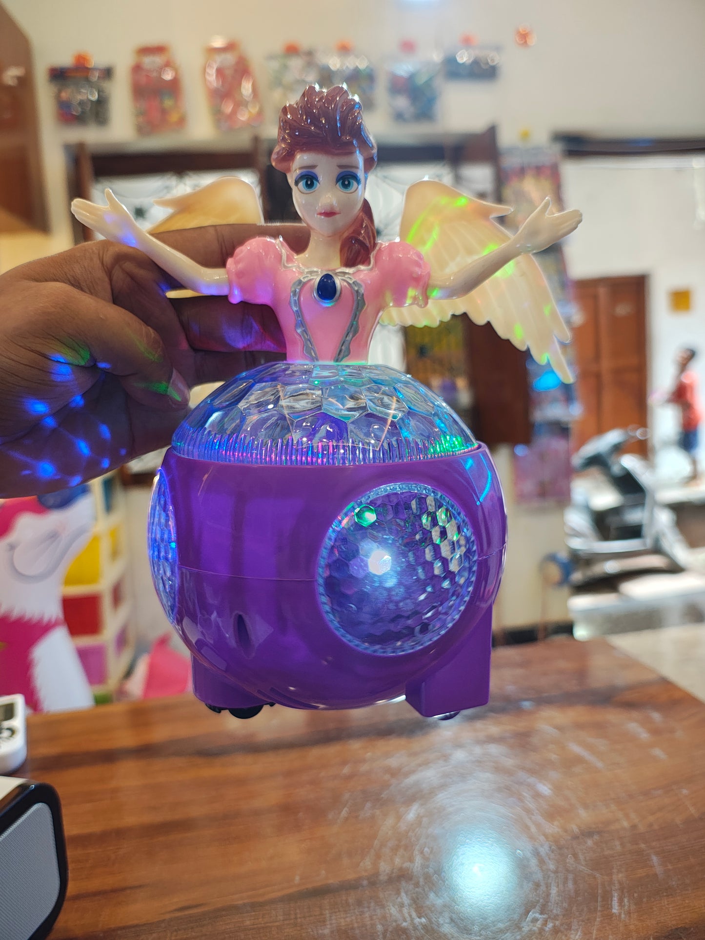 Angel doll multiple colours light & music function